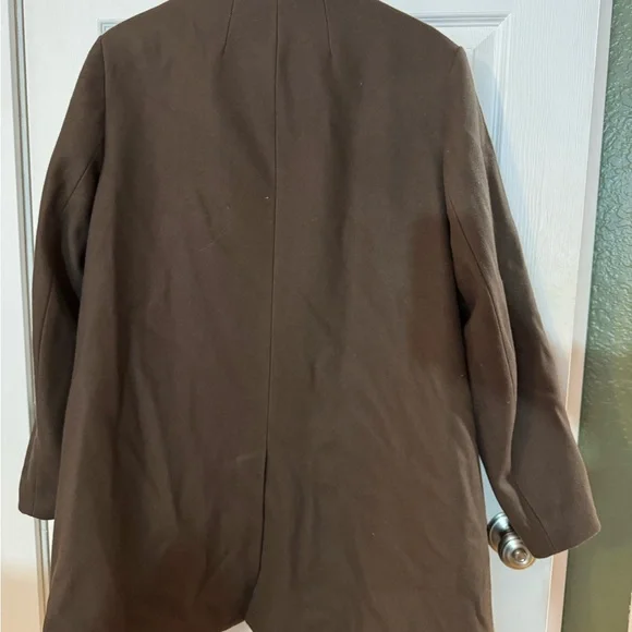 Universal Standard Equestrian Style Wool Blend Coat - Picture 4 of 6